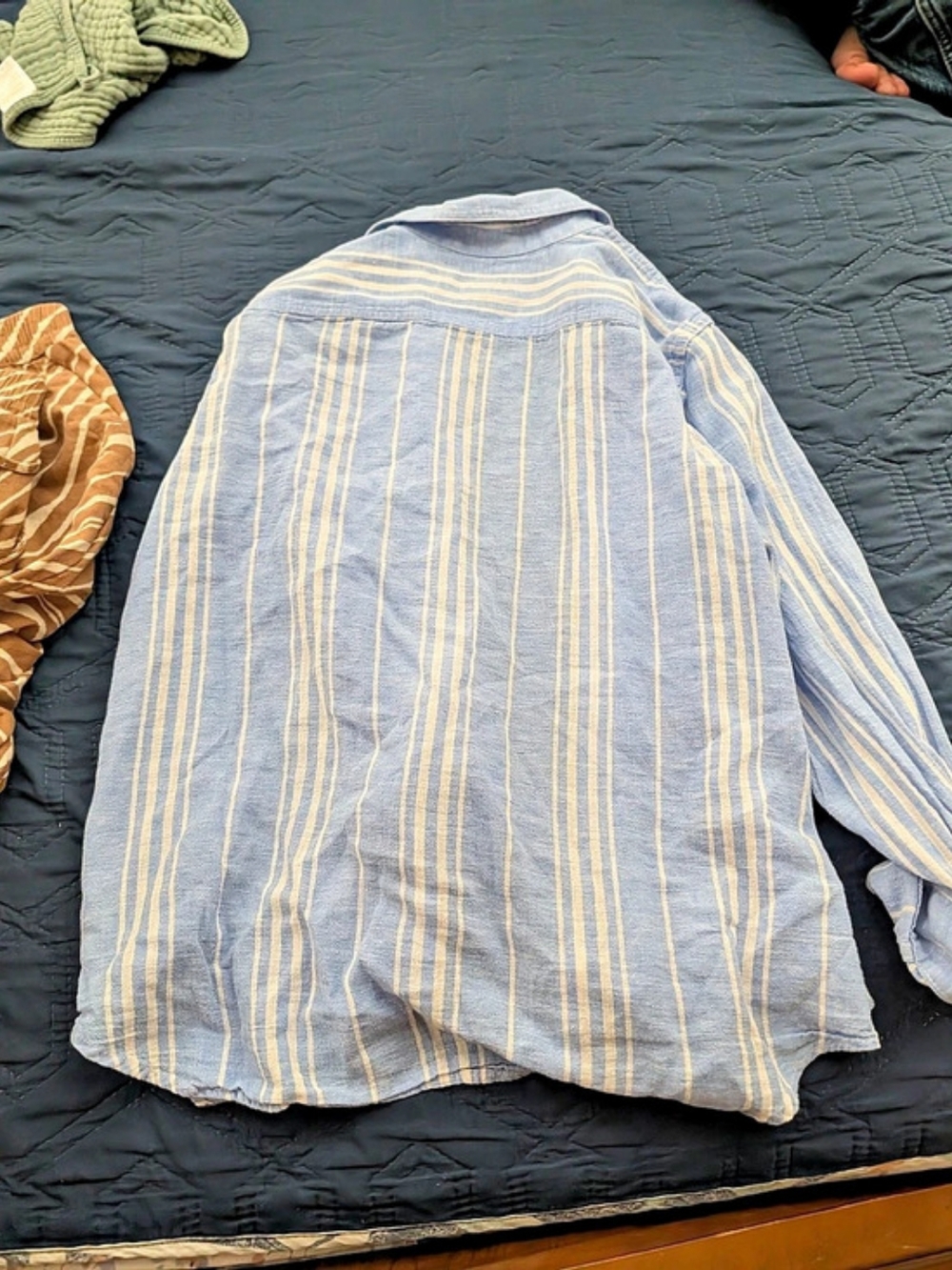 Chaps Striped Button Down - Picture 2 of 3
